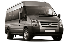 Car Hire Wilmslow - Special Ford Minibus LITE - Accommodating 17 - Minibus hire Wilmslow